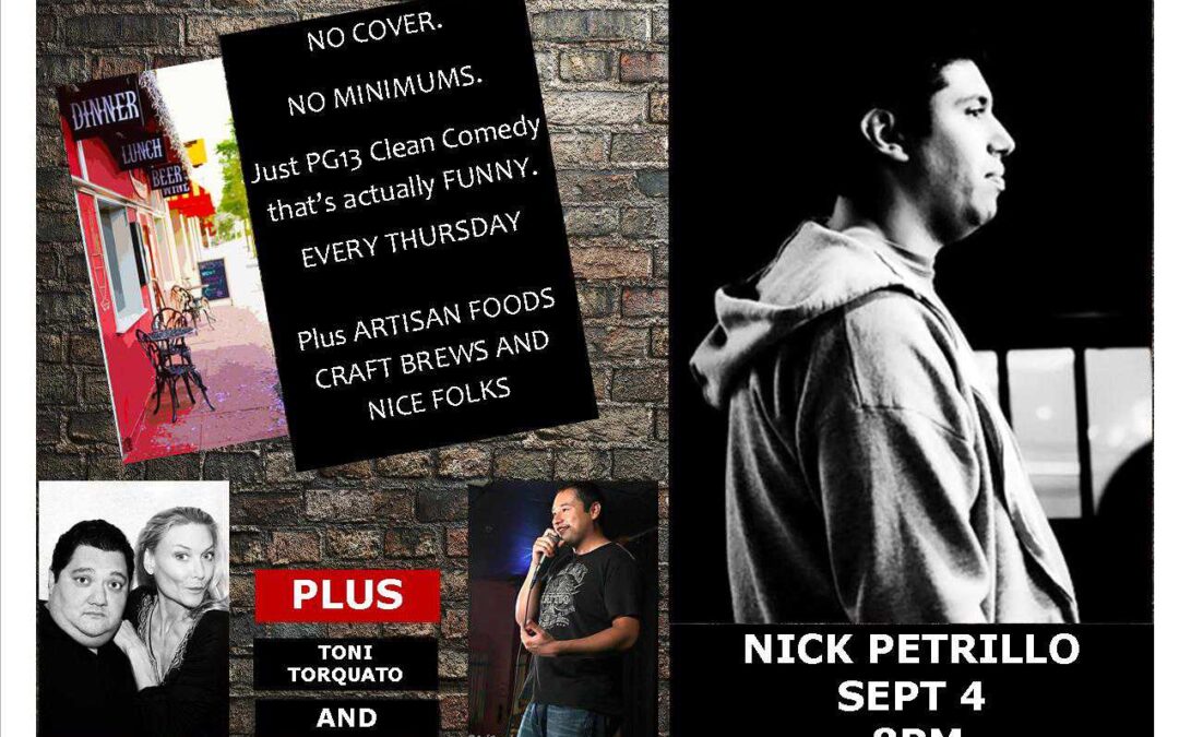 Nick Petrillo Headlines at Reds TONIGHT!