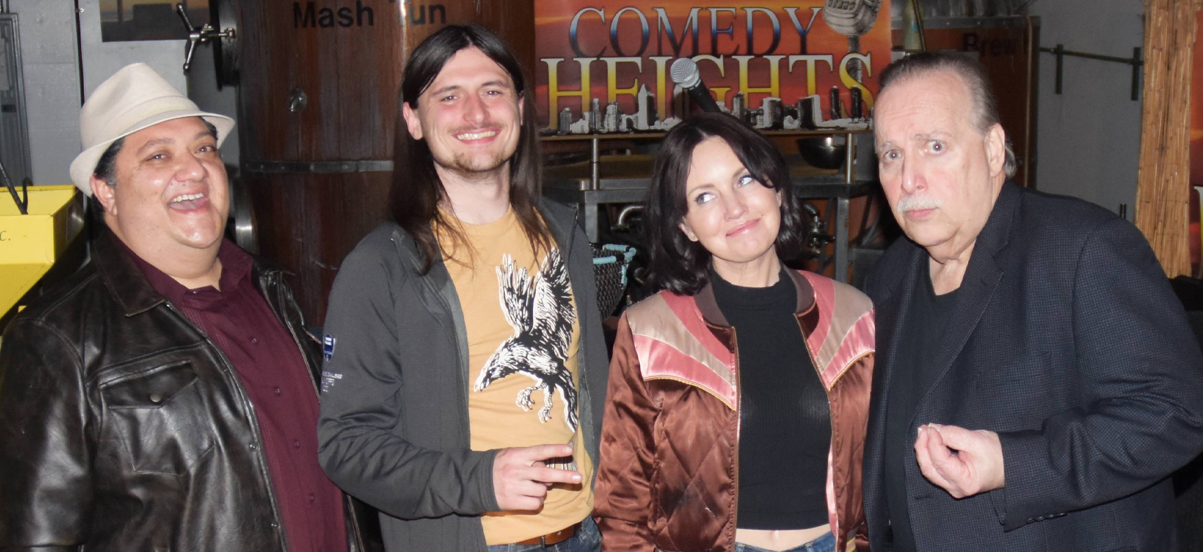 Comedy Heights at Bay Bridge Brewing was buzzing Friday night.