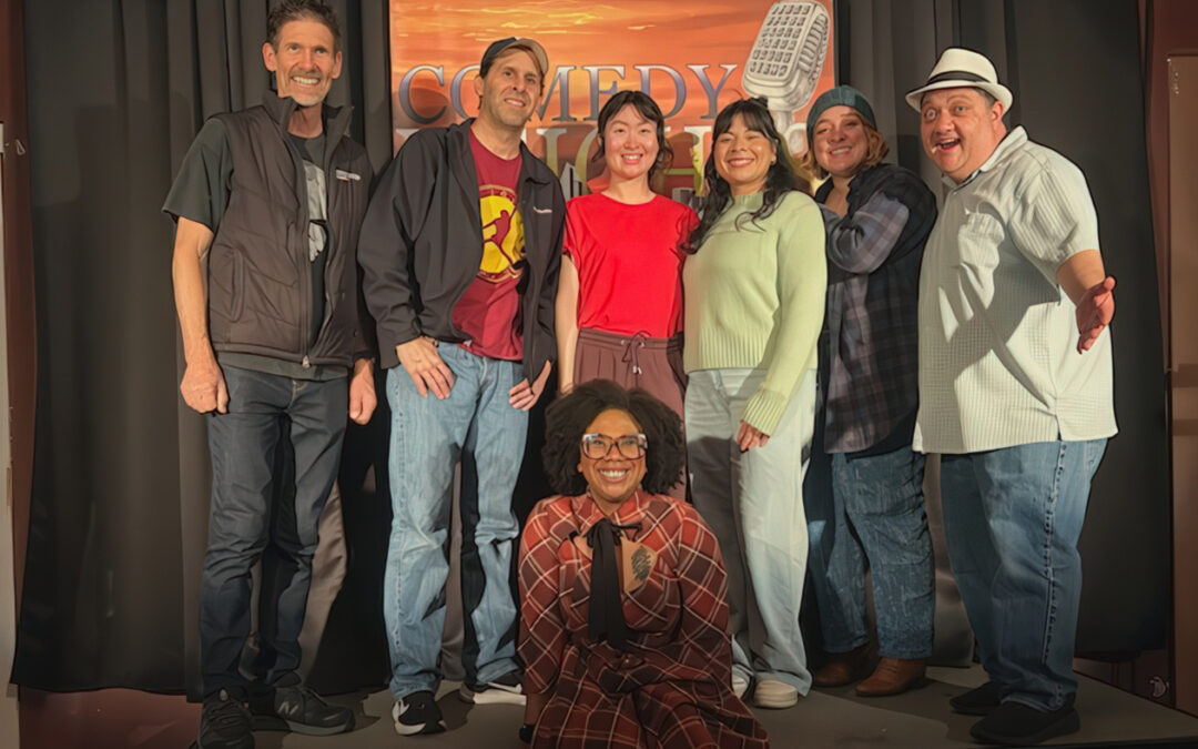 Santa brought the laughs this past weekend at Comedy Heights at Lestat’s on Adams Ave.