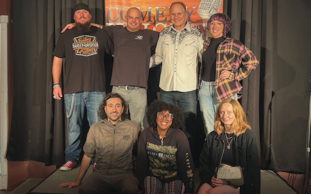 Wyatt Cote brought the laughs this past weekend at Comedy Heights at Lestat’s on Adams Ave.