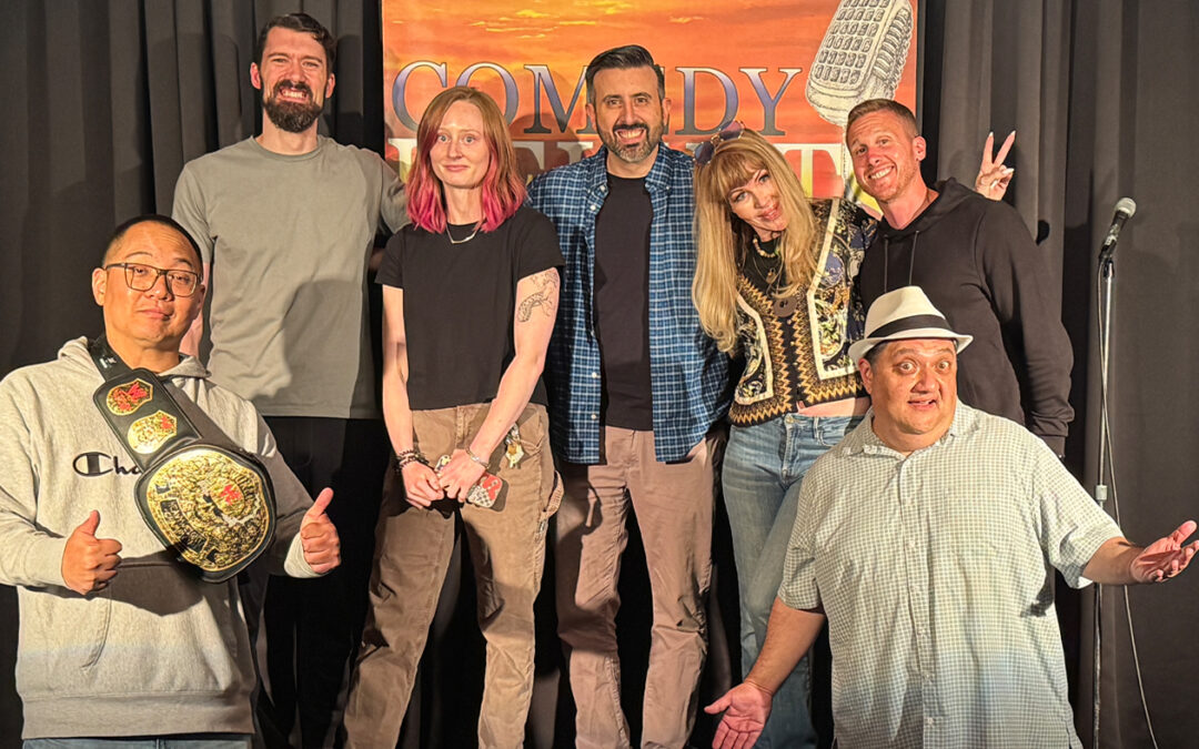 Andrea Abbate lit the room up this weekend at Comedy Heights at Lestat’s on Adams Ave. and nobody wanted it to end.