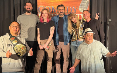 Andrea Abbate lit the room up this weekend at Comedy Heights at Lestat’s on Adams Ave. and nobody wanted it to end.